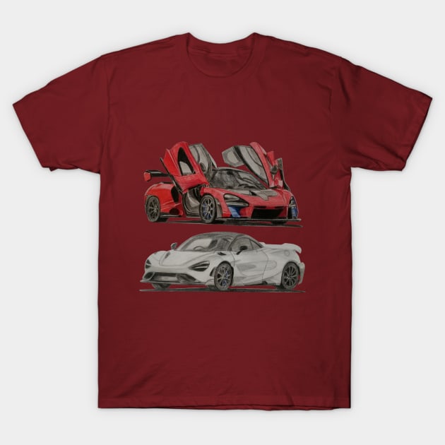 Automobile T-Shirt by An.D.L.